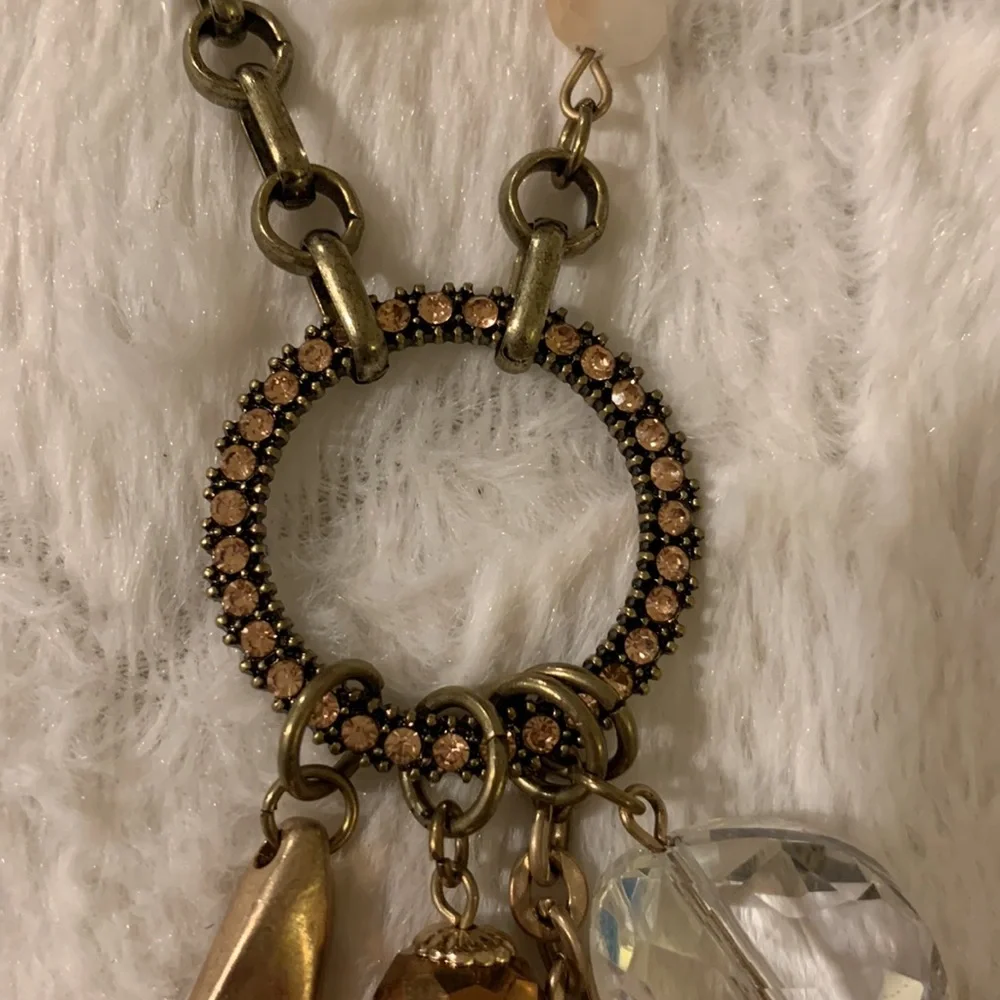 2‎ necklace’s with some beads.Gold tone and silver tone